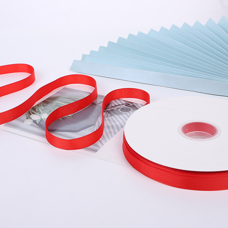 Suministro directo de fábrica 0,3 cm-5cm hilo grueso cinturón ropa textiles para el hogar Accesorios embalaje gran Cinta Roja al por mayor