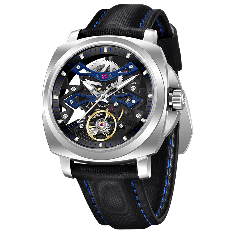 PAGANI DESIGN movimiento hueco hombre automático reloj mecánico impermeable reloj de pulsera de acero inoxidable PD-YS017
