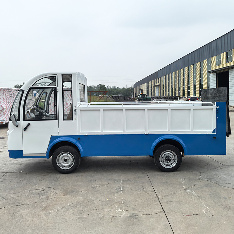 Fully Enclosed 2-Seater Electric Four-Wheel Pickup Truck, Unloading Truck, Transport Truck, Express Truck, Maintenance Truck