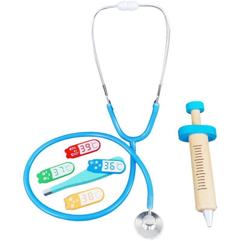 Stethoscope Children's Pretend Play Toy Kindergarten Doctor Nurse Role-Playing Simulation Teaching Props Eco-Friendly Material