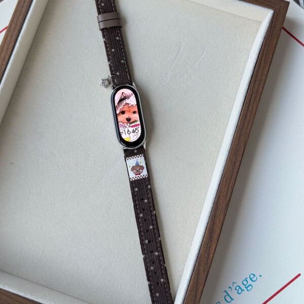 Suitable for Apple s11 polite puppy Xiaomi 10 bracelet 9pro corduroy…