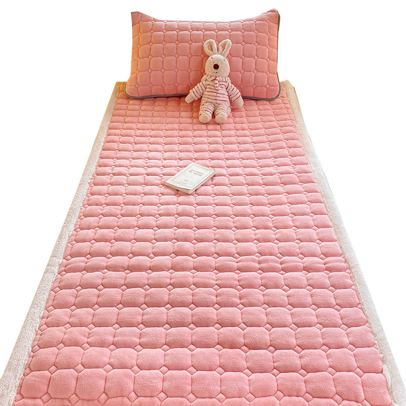 Classe A colchón de veludo de leche colchón de cama es dormitorio universitario 90x190 colchón de cama de invierno manta