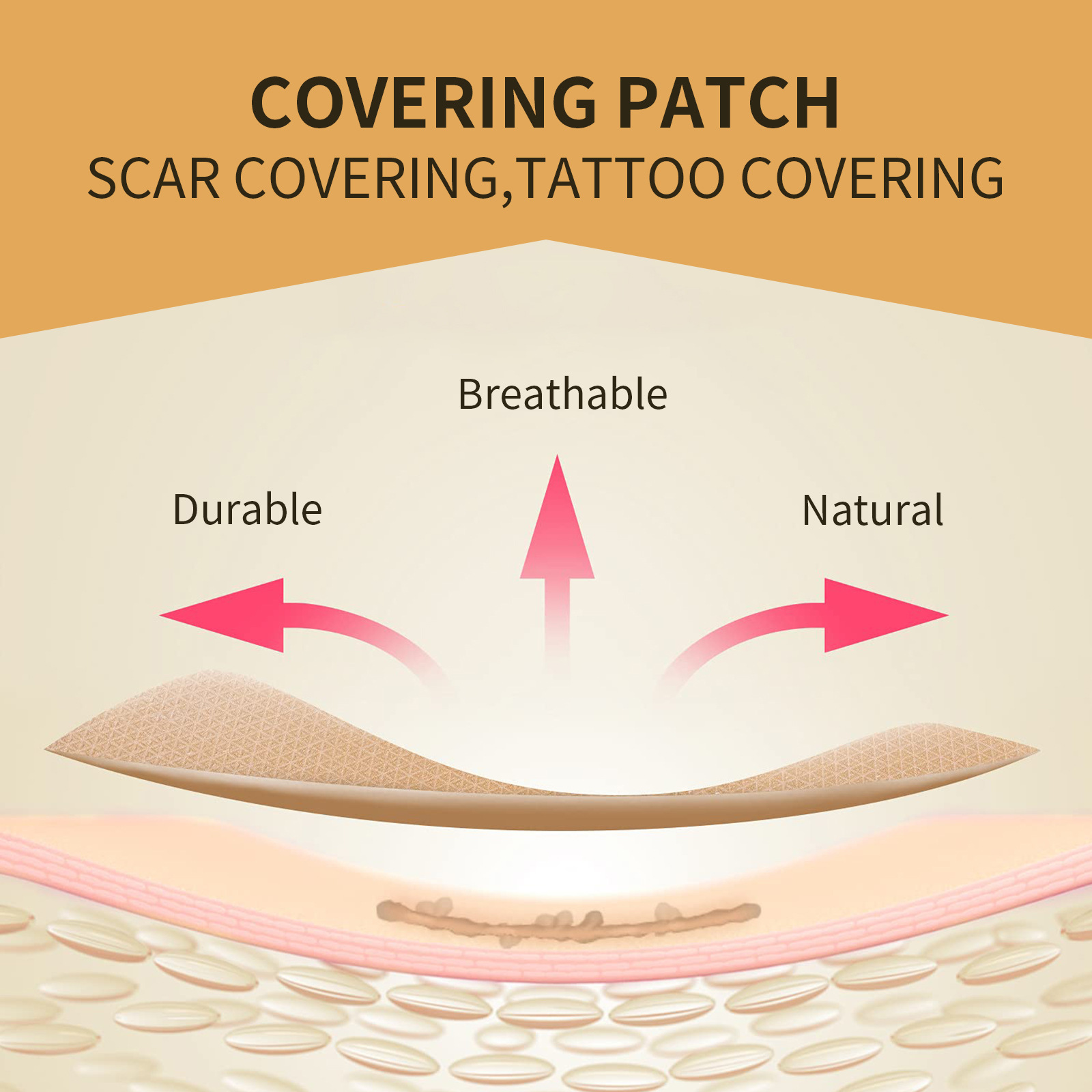 Invisible Concealer Patch For Skin Scars And Tattoos_voghion.com