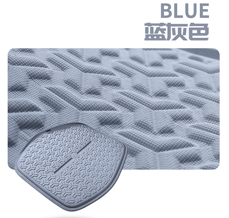 Car Seat Cushion Summer Cooling Pad Single Piece Cold Gel Seat Cushion Breathable Honeycomb Silicone Car Cushion Four-Season Universal Seat Cushion