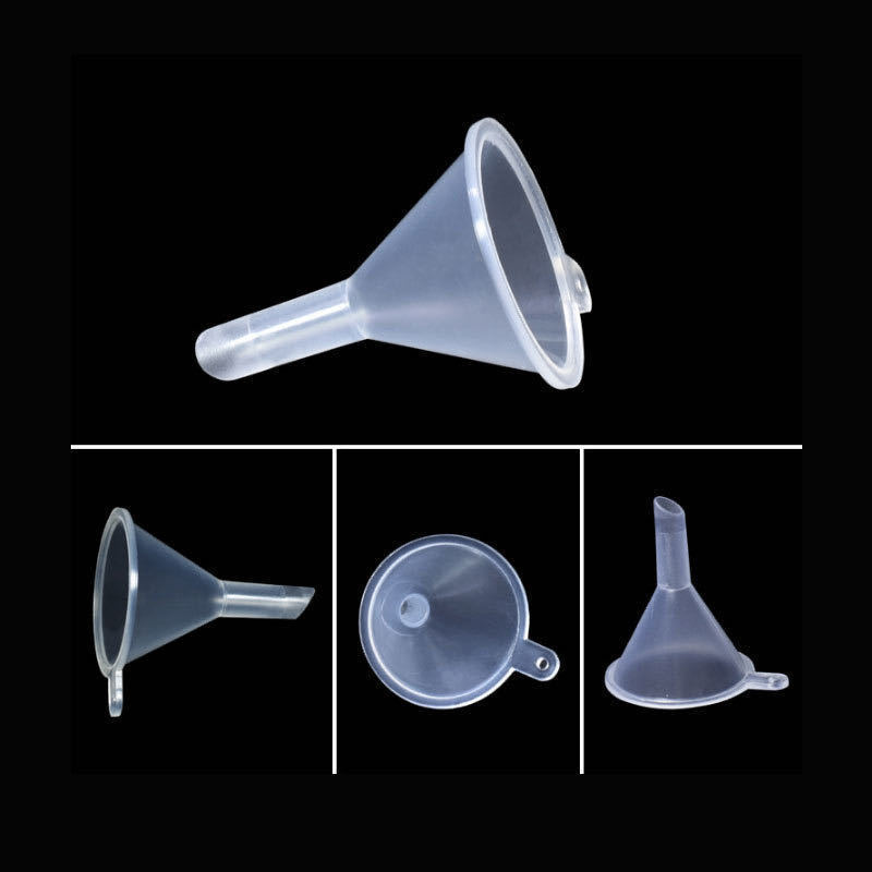 Wholesale Transparent Plastic Small Funnel Skin Care Cosmetics Lotion Dispenser Essential Oil Liquid Filling Mini Tool
