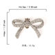 Toe decoration detachable bow rhinestone shoe flower shoe buckle toe high heel shoes sandals accessories metal decorative buckle