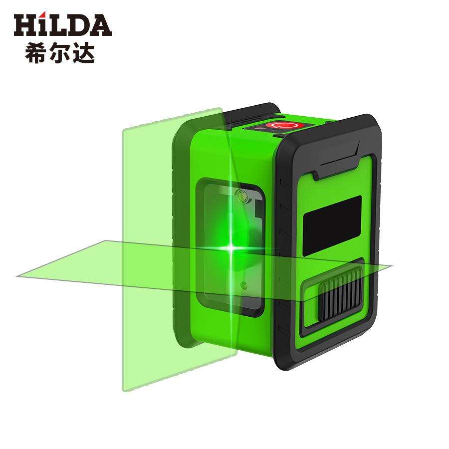 Hilda láser nivel infrarrojo portátil mini pequeña luz verde 2-alambre proyector medidor de nivel de alta precisión