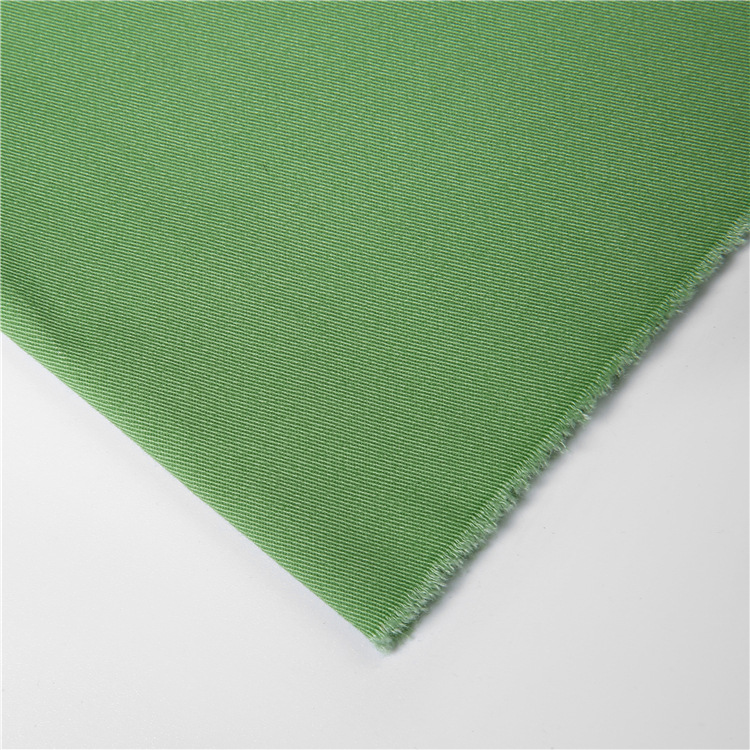 Fabrica de algodón orgánico de China tela de algodón spandex tela de pantalones