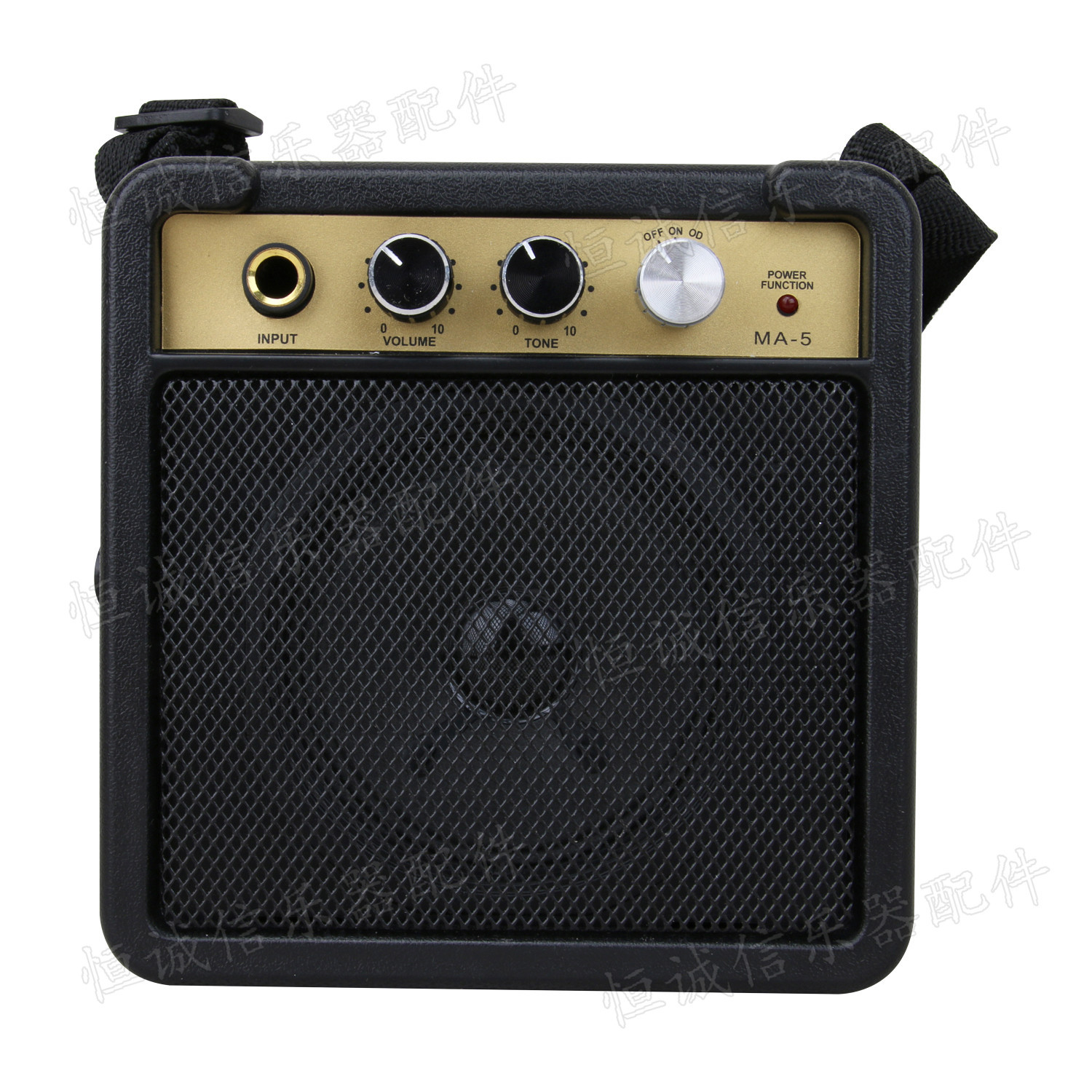 Venta caliente transfronteriza altavoz de guitarra 5W mini altavoz de guitarra MA-5 amplificador de guitarra mini 5 vatios altavoz