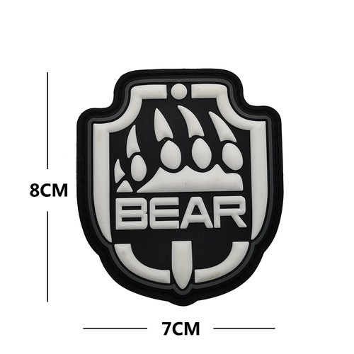 Escape from Tarkov peripherals Luminous rubber badge Velcro BEAR USEC camp PVC soft rubber armband