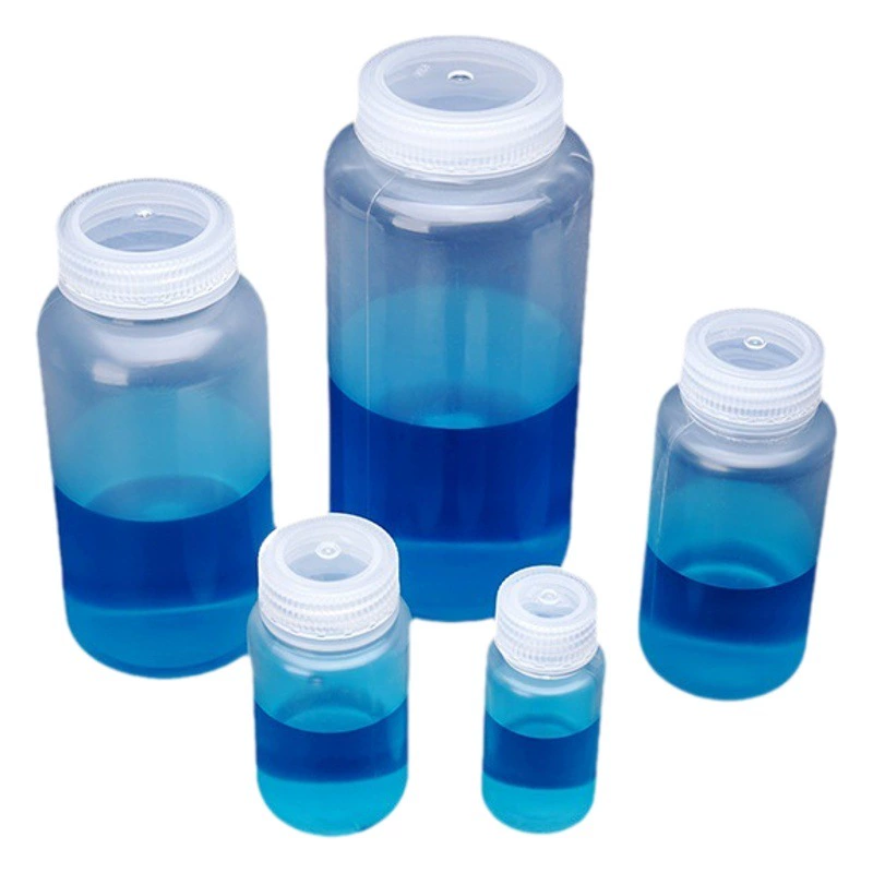 Пластиковая бутылка с широким горлом ПП пластиковая бутылка с большим горлом устойчивая к высоким температурам бутылка с широким горлом прозрачная бутылка для образцов пластиковая бутылка с реагентом