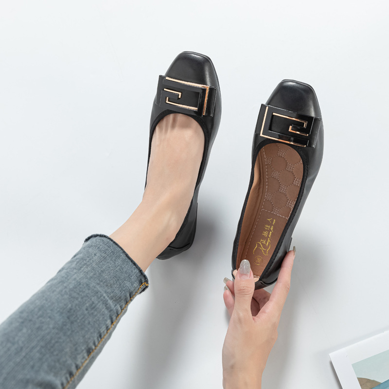 Fashionable universal shoes flat low-cut