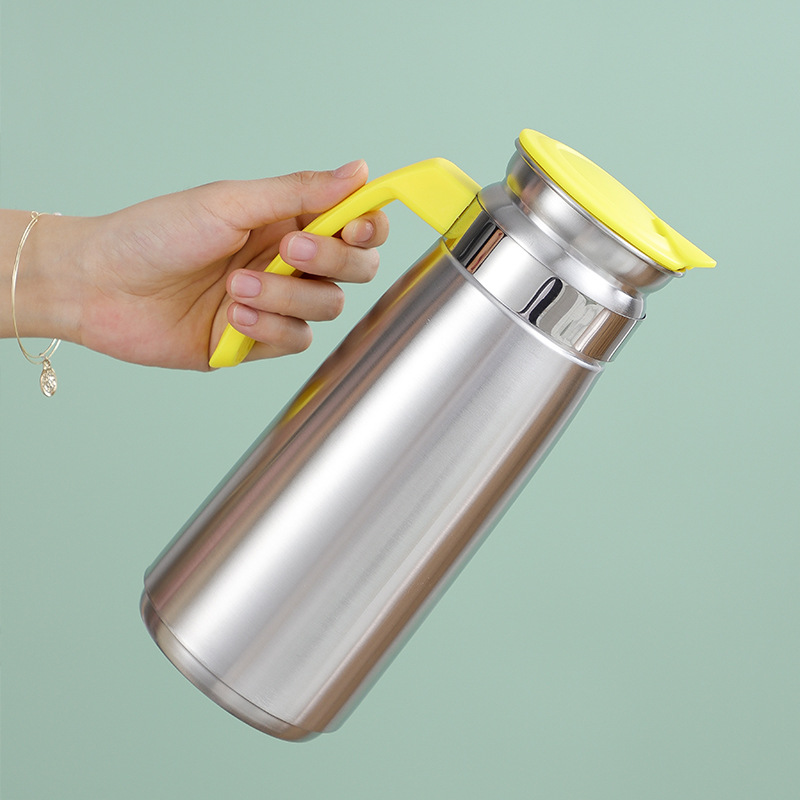 PK7J批發韓式不鏽鋼冷水壺家用加厚耐熱涼水壺帶蓋大容量餐廳茶水