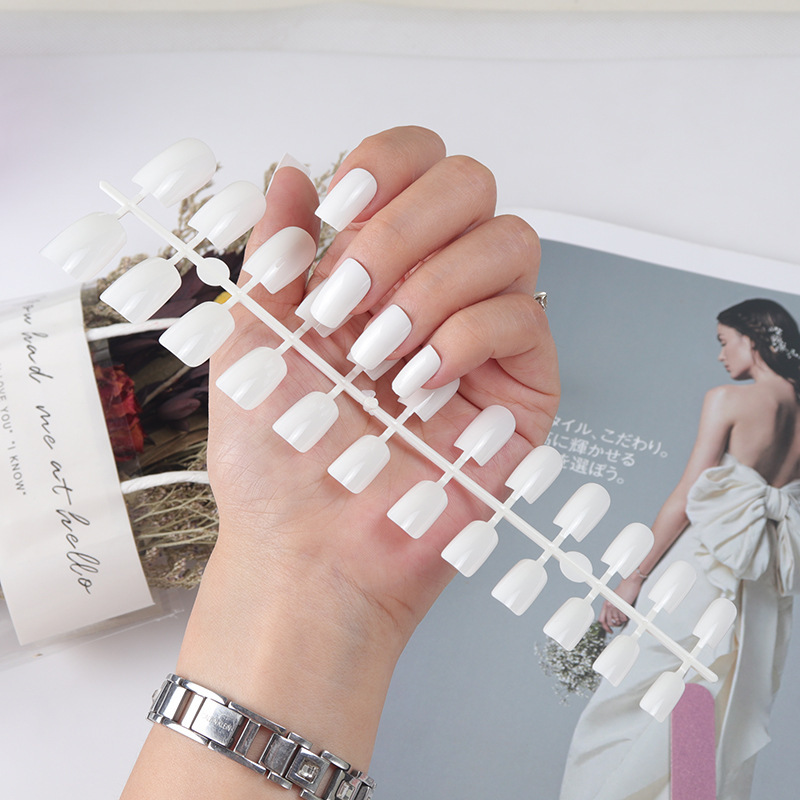Long Square Head Nail Piece UV Seal Layer European and American Nail Art Wear Nail Art Fake Nail Finished Boxed Patch Long Square Head Nail Piece UV Seal Layer European and American Nail Art Wear Nail Art Fake Nail Finished Boxed Patch