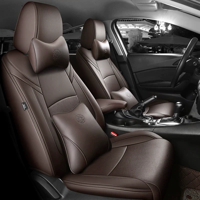 Breathable Car Seat Cushions, Modelə uyğun (Original) oturacaq örtükləri - coffee-deluxe-edition-2019-2024