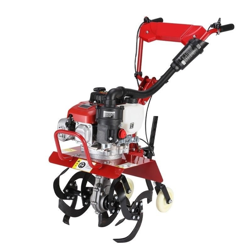 Zongshen Honda Wang micro cultivador doméstico de gasolina pequeña de cuatro tiempos multifuncional suelo suelto agrícola raspado zanja arado rotativo