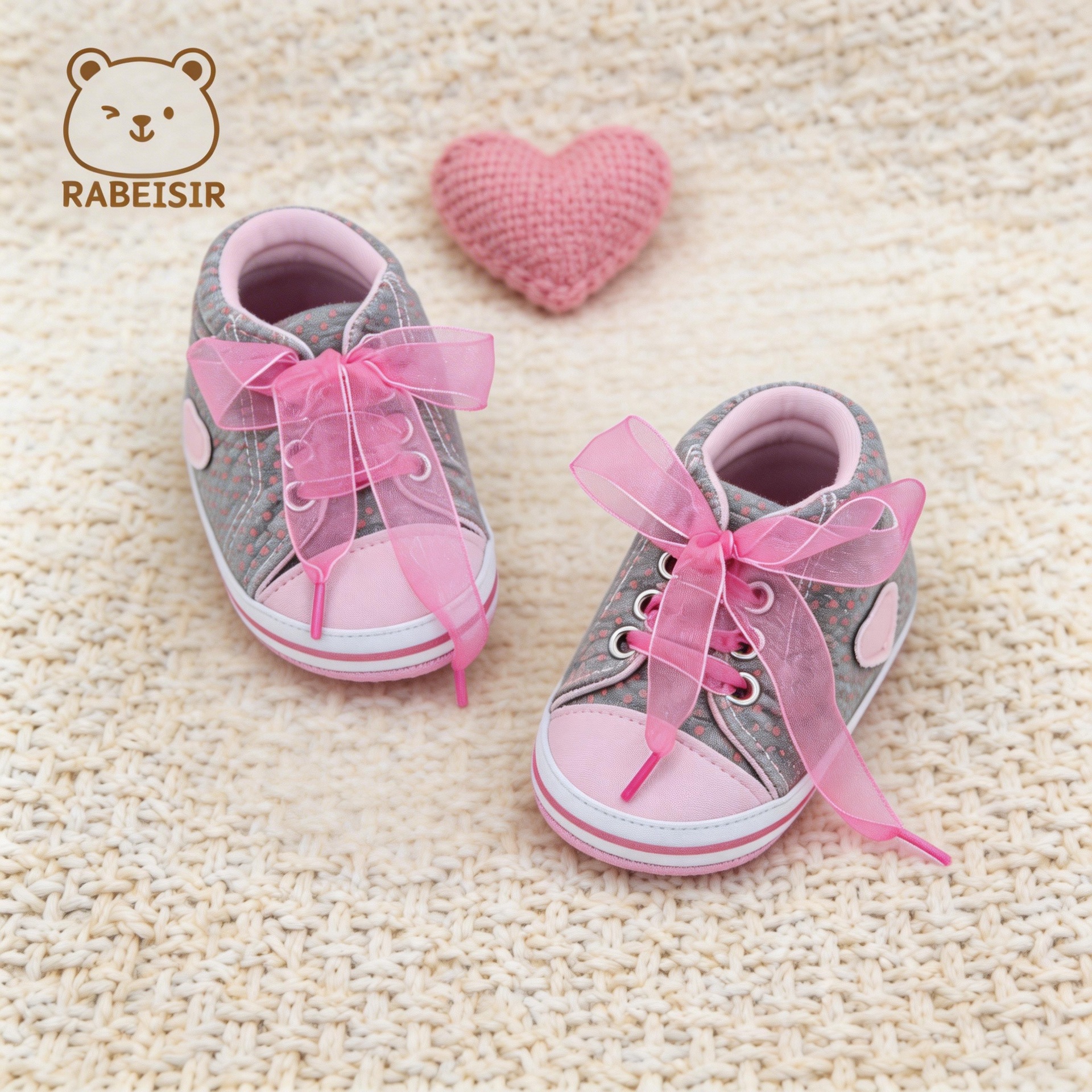 Popular Cross-Border Brand Baby Canvas Shoes, Thickened and Warm, Non-Slip and Breathable Pre-Walking Shoes for Infants and Toddlers