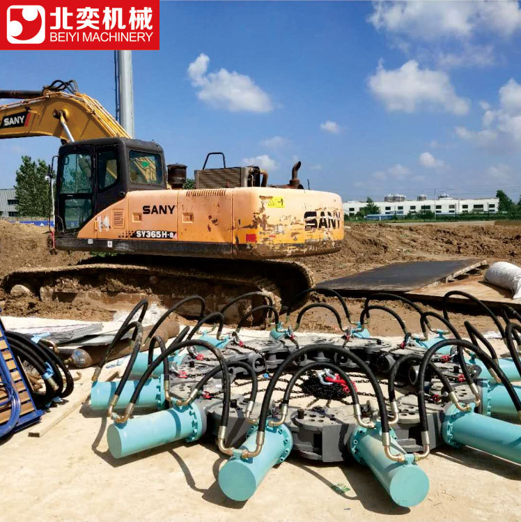 钻孔灌注桩破桩头 破大小标号水泥灌注桩破桩机 破桩头机器