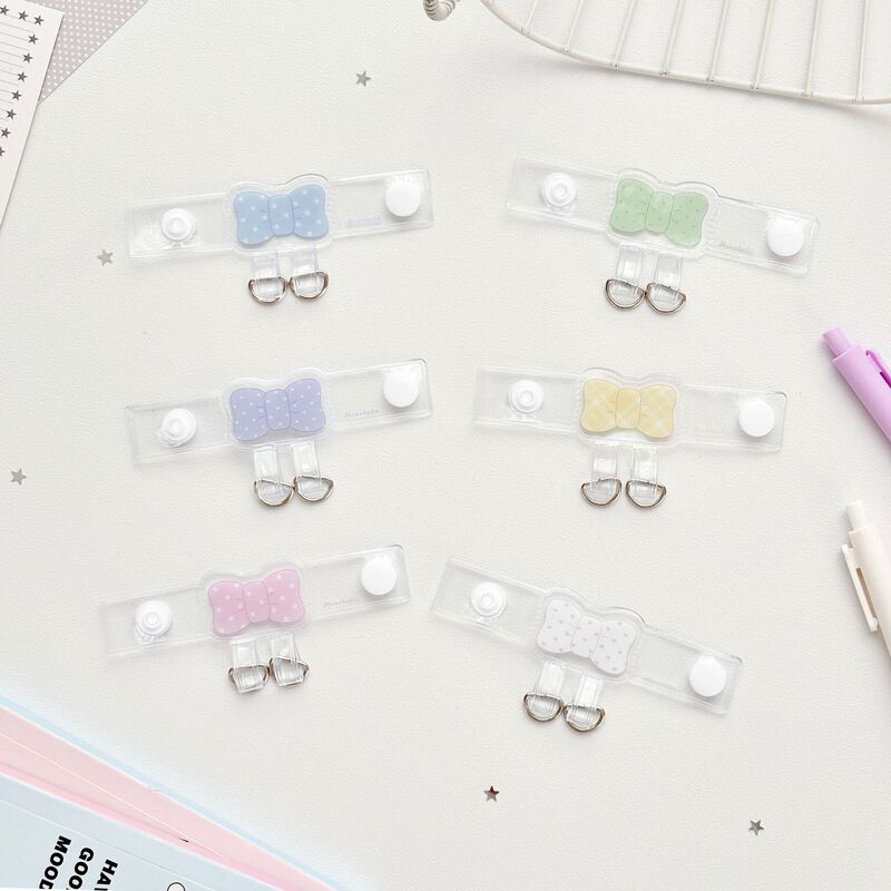 Bowknot Bag Expansion Buckle, Fan Merchandise Bag, Canvas Bag, Keychain, Transparent Bag Clip, Display Buckle, Carabiner