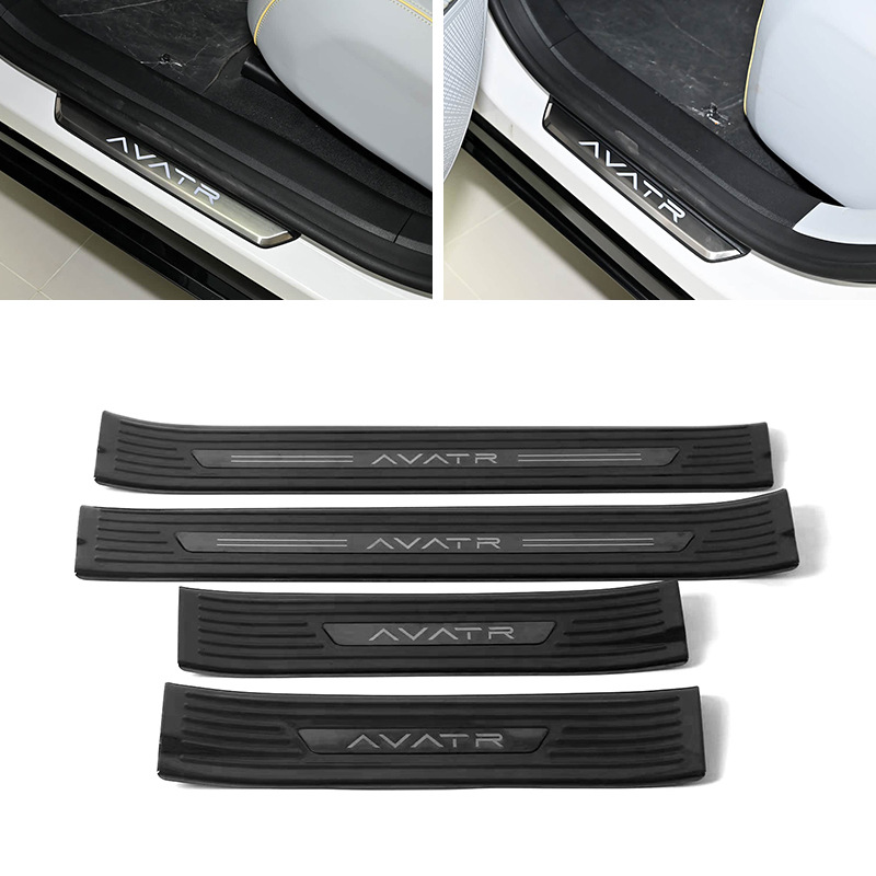 Suitable for Avatr 11 Stainless Steel Threshold Strip Modification, Welcome Pedal, Trunk Rear Guard Plate, Tailgate Trim Strip Sticker