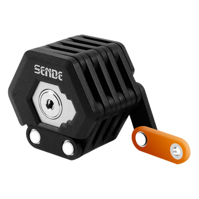 Zehnder Z01 Велосипедный Замок велосипедный замок для гамбургеров пагода замок портативный складной замок Противоугонный шарнирный замок трансграничный