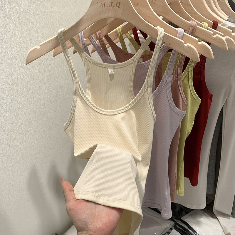 American Camisole Women's Inner Vest Summer 2025 New Slim-fit Slimming All-match Sleeveless Top Outer Wear Spice Girl