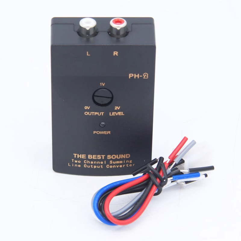 Brand PH-2 car audio high to low subwoofer audio converter car audio high audio to low frequency