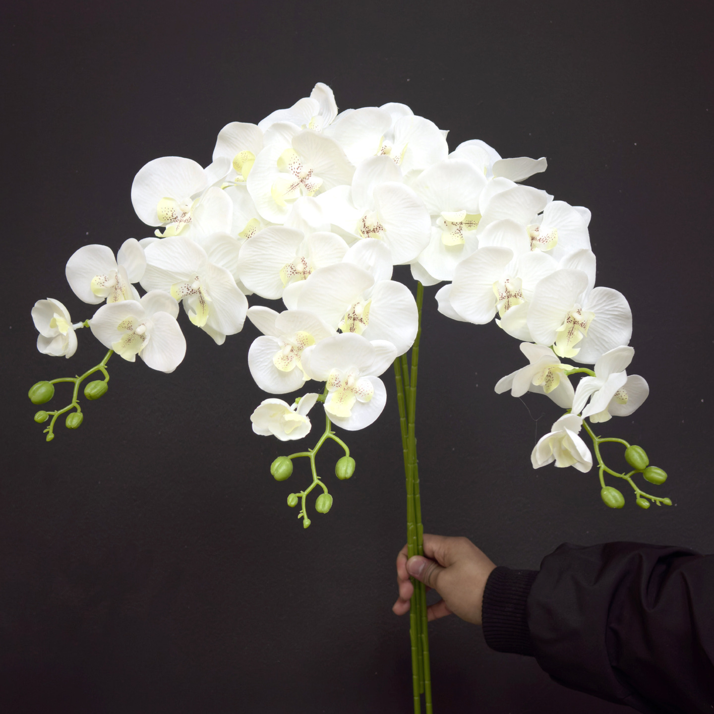 Artificial Phalaenopsis Silk Flowers For Wedding Decoration_voghion.com