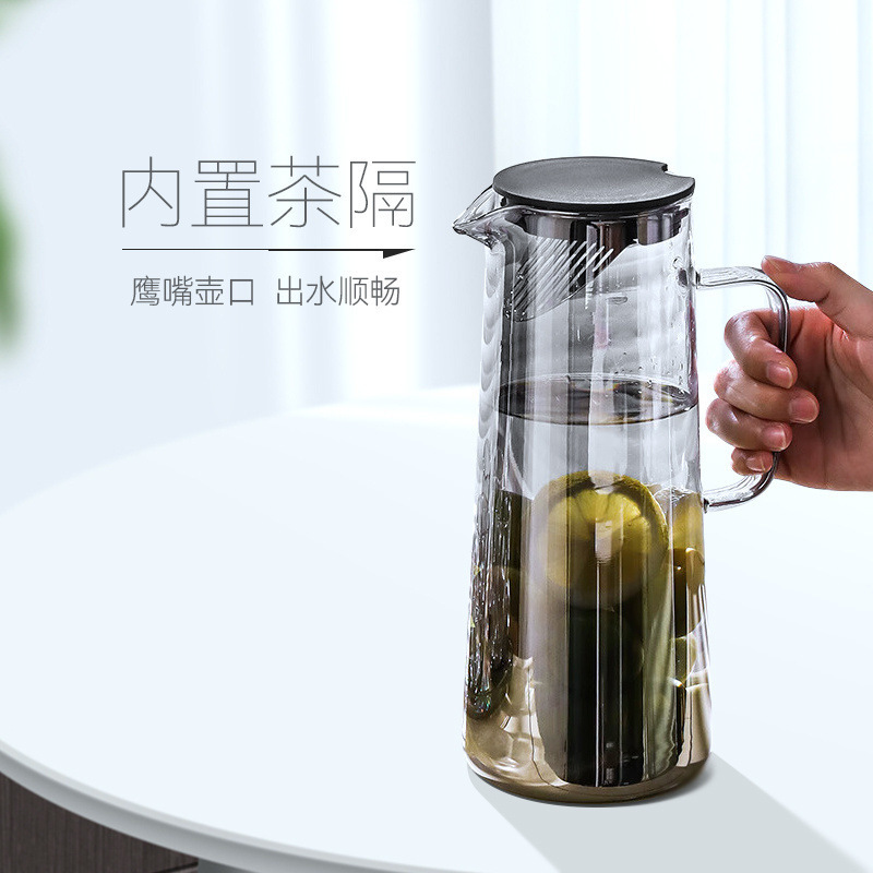 北欧风耐高温冷水壶水杯水具套装家用玻璃水具大容量高颜值无|undefined