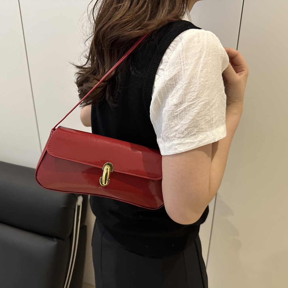 Borsa baguette a spalla elegante stile francese per donna_voghion.com