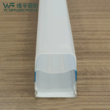 t8一体化灯管外壳 t5三防灯罩三色挤出全塑日光灯管配件 奶白透明