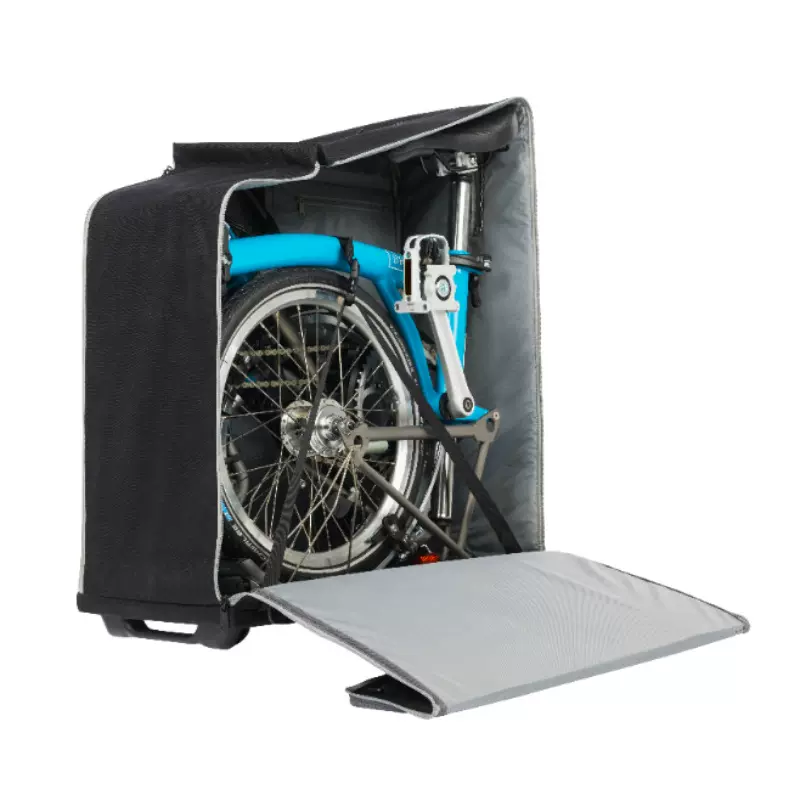 厂家定制小布Brompton汽车后备箱收纳箱 布艺折叠自行车收纳箱包