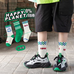 兒童襪子春秋韓風ins潮透氣吸汗棉質男童中筒兒童襪子批發廠家