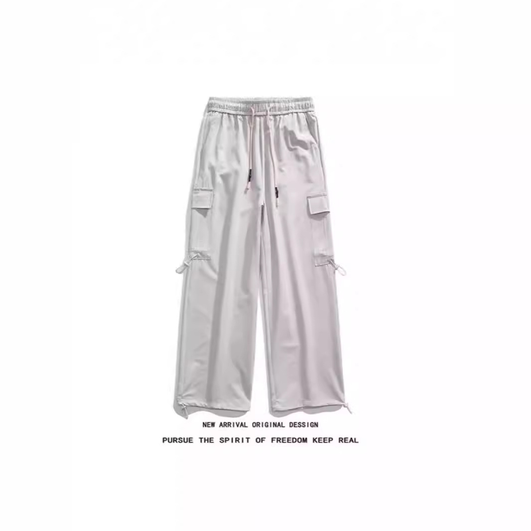 Silk breathable thin Japanese trousers for leisure
