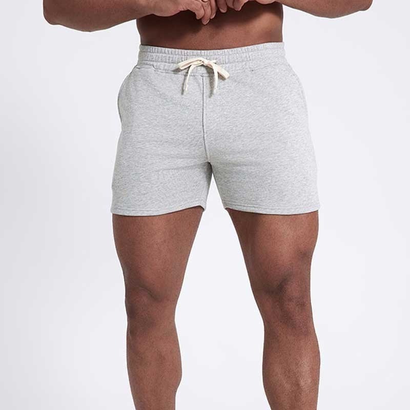 Summer New Men's Three Quarter Length Shorts For Running Training Squats Elastic Casual Sports Pants_viptrois.com