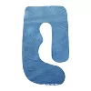 Crystal velvet dark blue-single pillowcase