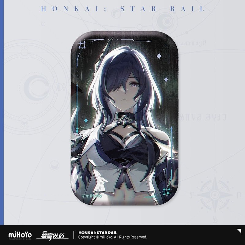 Коллекционный значок (Honkai: Star Rail) — персонаж, цветной картон на подложке, одиночный