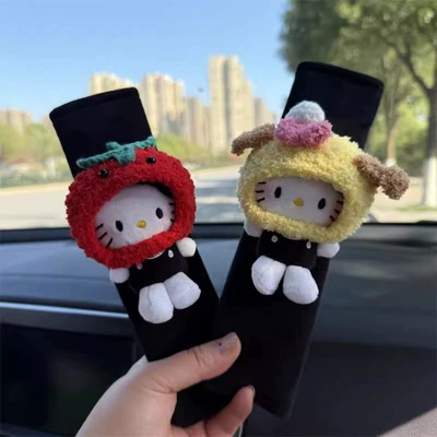 Seat belt shoulder pad belt shoulder pad plush protective