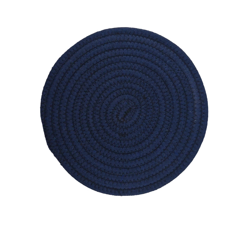 almohadilla de mesa aislante simple almohadilla de taza multifuncional almohadilla de disco tejido almohadilla de aislamiento térmico hogar almohadilla de aislamiento térmico de comedor occidental