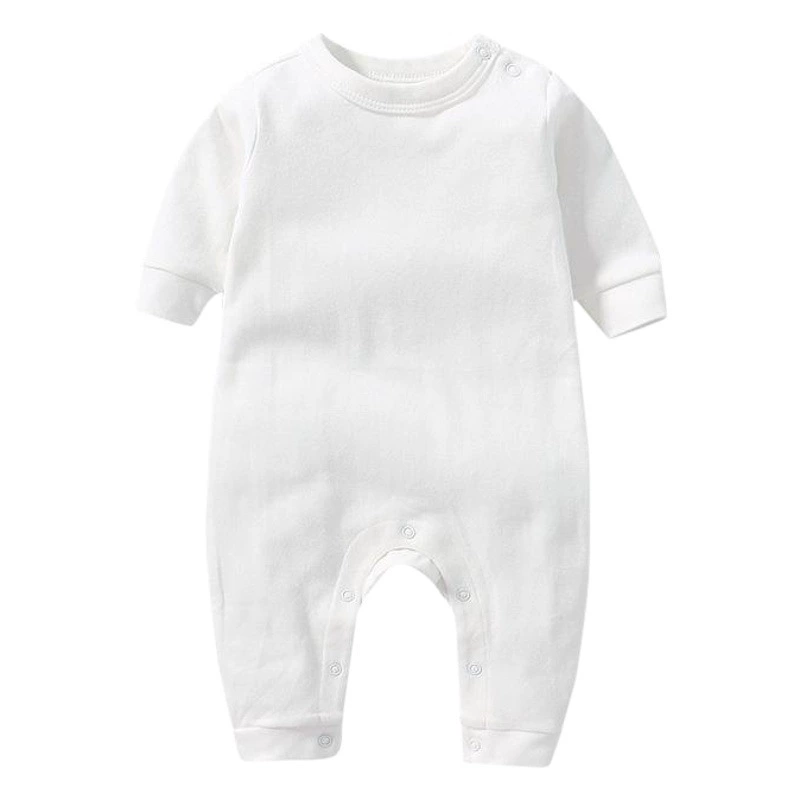 Весенне-осенний детский однотонный комбинезон с пряжкой на плечо и длинными рукавами, мужской и женский хлопковый цельный комбинезон с длинными ногами, прямые продажи с фабрики