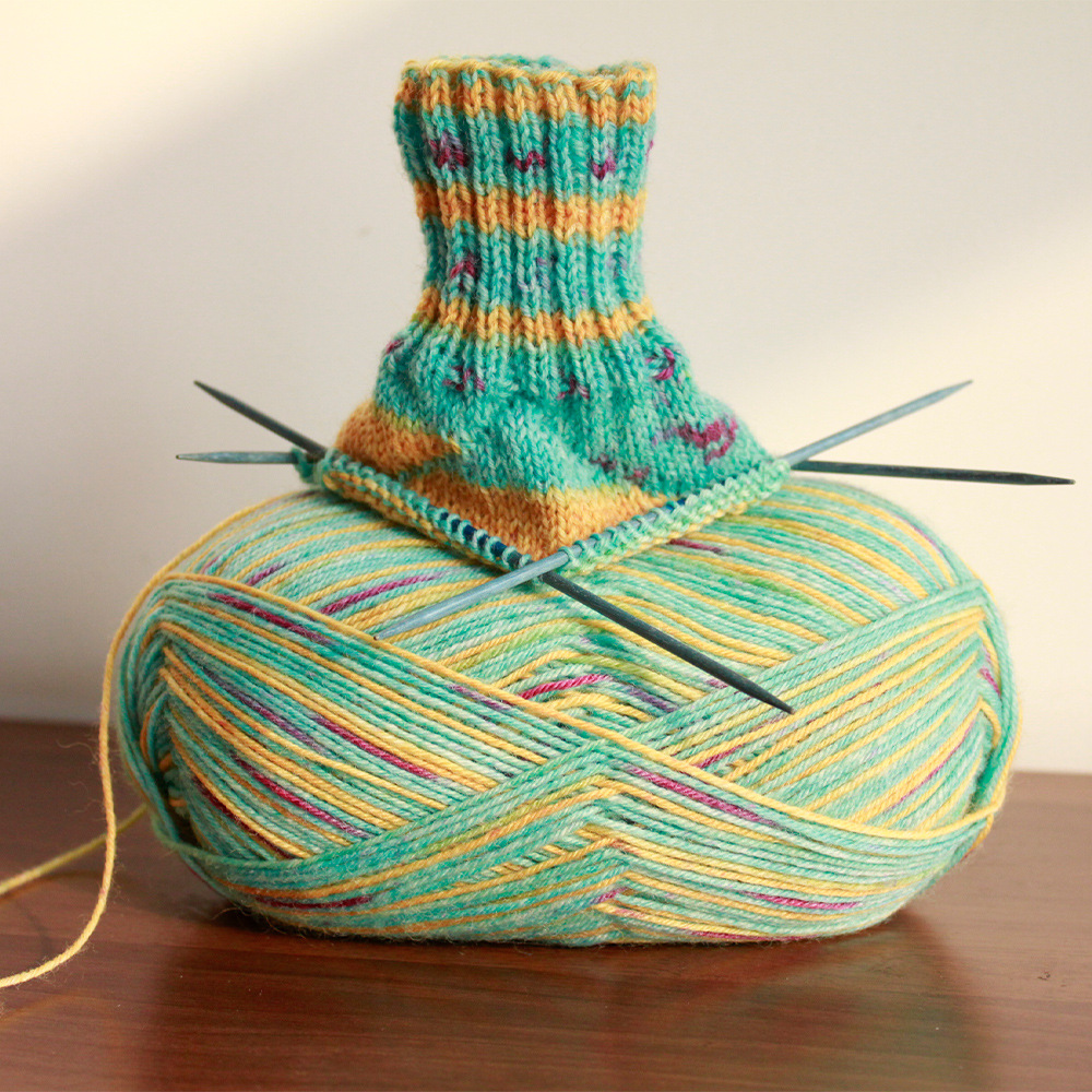 Opal磁带系列 新品 羊毛线  段染德国进口 围巾手套袜子 编织线