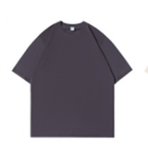 国境を越えた純綿カジュアルシャツ半袖純色丸首tシャツ新夏百合上着通勤カップル服|undefined