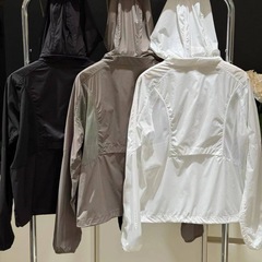 042202春夏新款女士户外运动轻薄跑步速干防晒皮肤衣女套立领外套