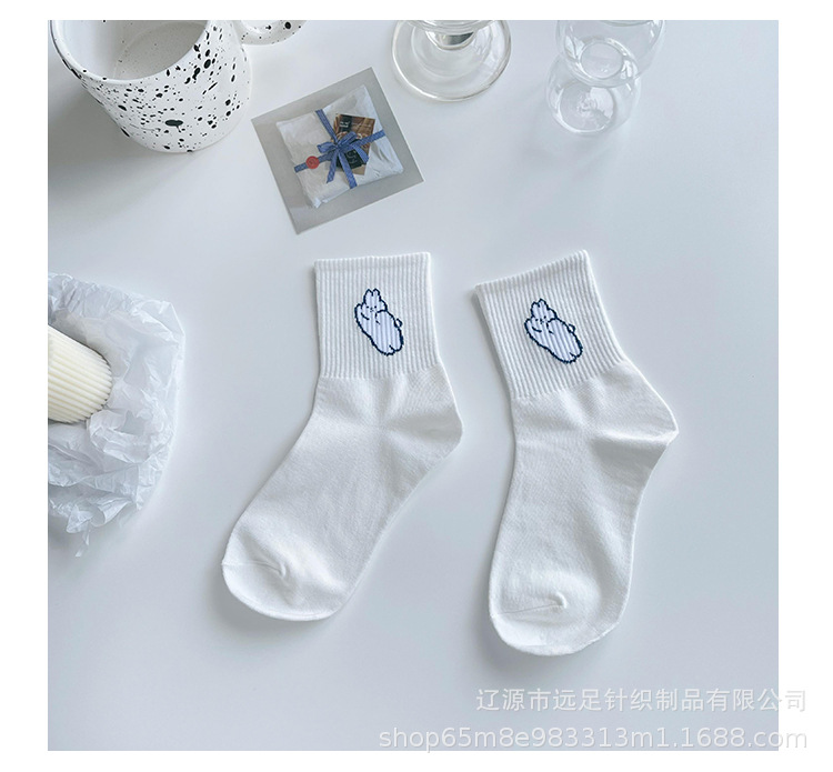 Women's casual and versatile personality Japanese sweet and simple trend cartoon ultra short tube (boat socks) socks