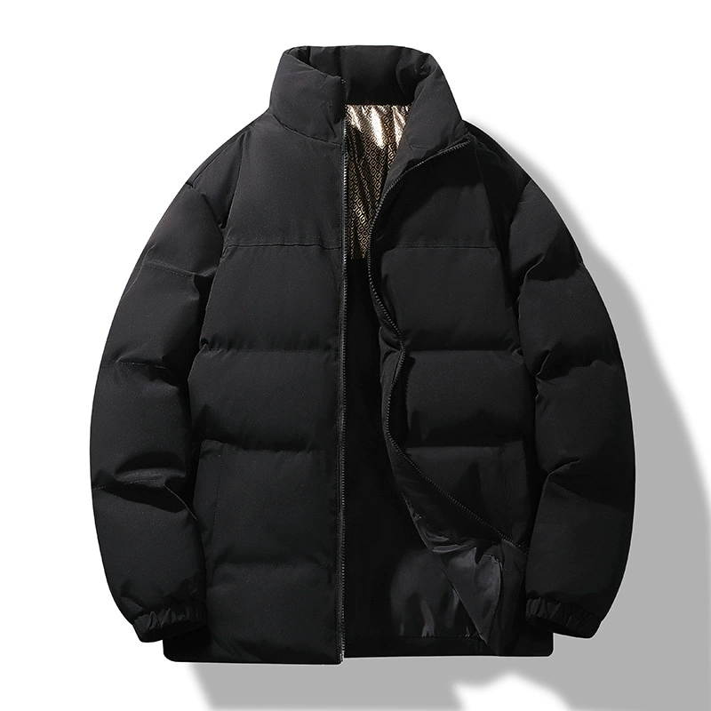 Men's down jacket, thickened warm insulation, high collar, M–5XL