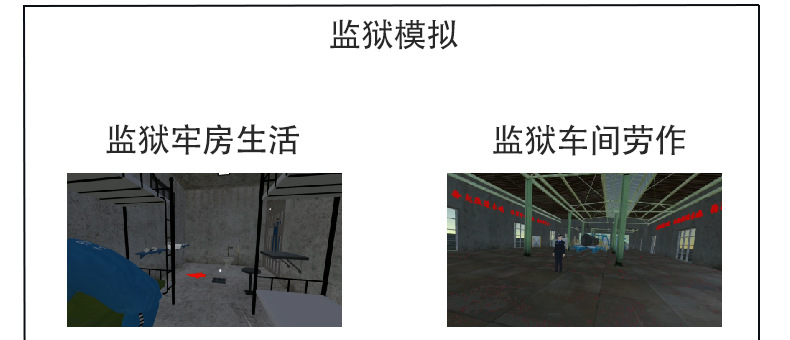 VR glasses, gamepad, film-watching, game, education all-in-one machine, psychological relaxation, anti-drug awareness, education and assistance Specification drawing