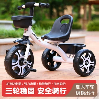 儿童三轮自行车脚蹬车折叠可躺1-6岁手推车室内玩具宝宝脚踏车