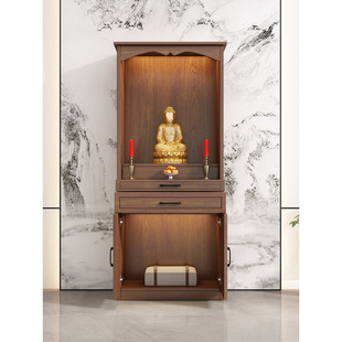 Buddha Cabinet Standing Cabinet Modern Simple Altar Offering Table Household Buddhist Altar Guanyin Buddha Altar Cabinet Shrine Foshan