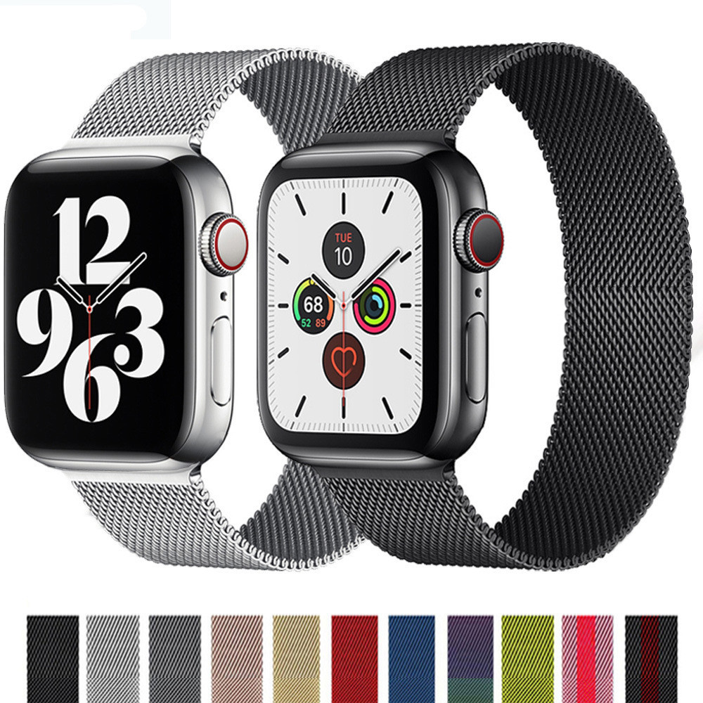 Suitable for apple watch Milan nice iwatch56789se metal loop s9 watch strap manufacturer