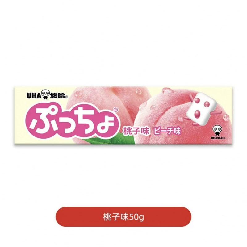 Жевательные конфеты (UHA Puccho), ассортимент вкусов, 50 г, привезено из Японии